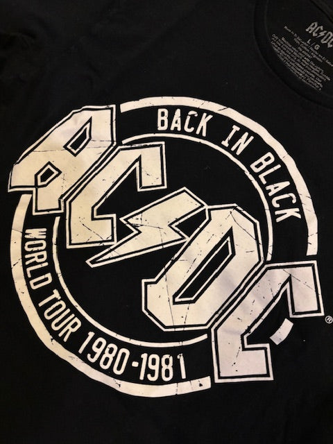 AC/DC Preowned shirt, licensed.