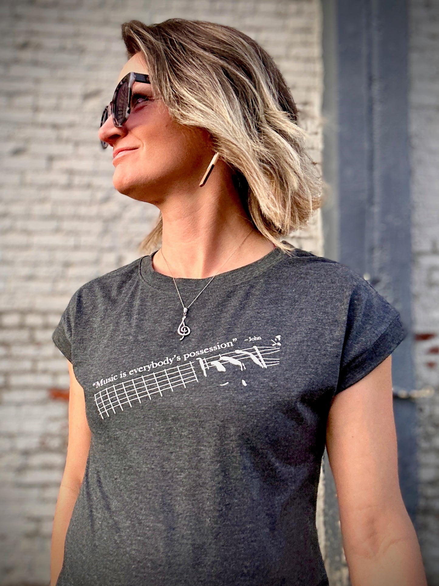 Women's Cap Sleeve Shirt - JOHN