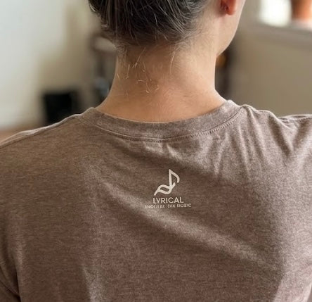 Women's Guitar and Om Cap Sleeve shirt