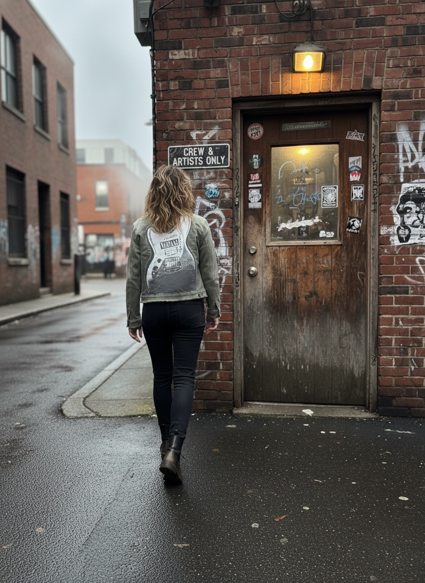 Custom Vintage Nirvana Denim Jacket