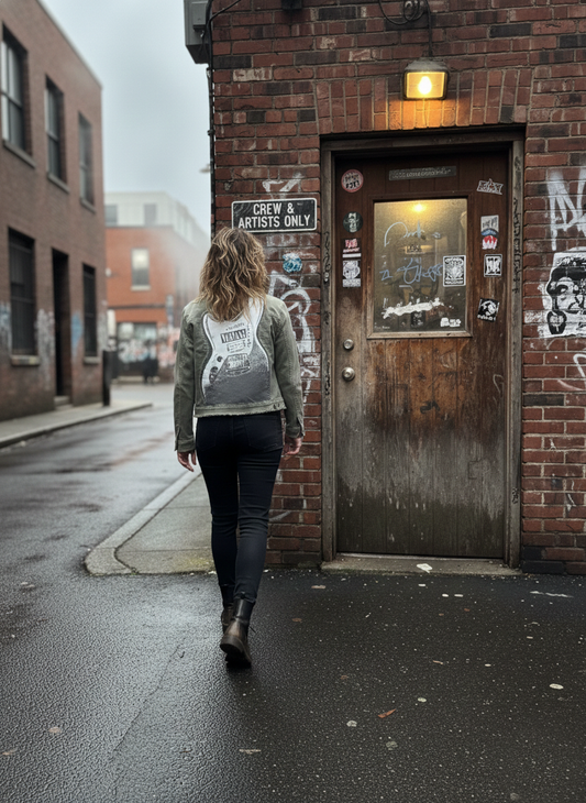 Custom Vintage Nirvana Denim Jacket