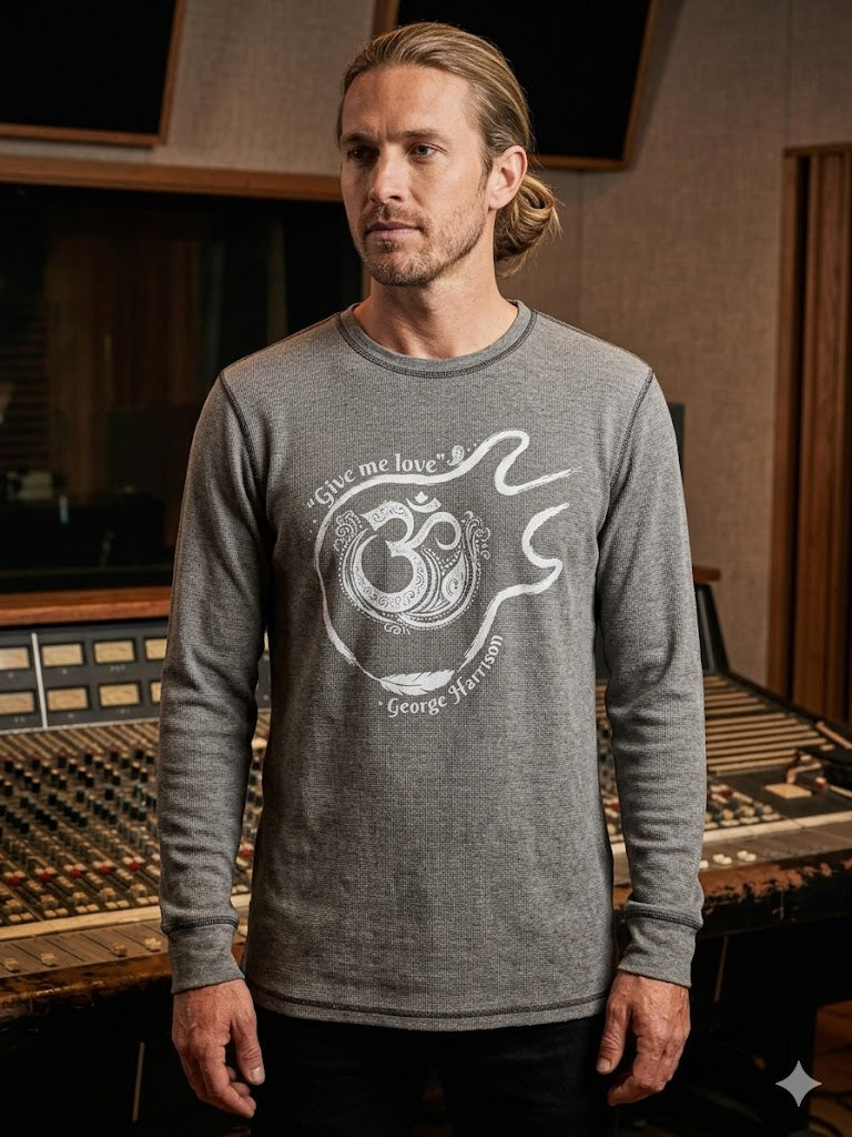 Men’s/unisex long sleeve knit Guitar lovers shirt