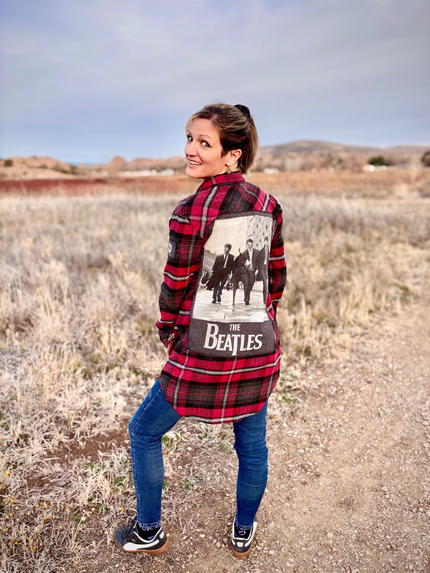 "The Fab Four" Long Flannel Shirt