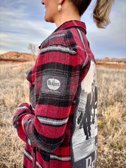 "The Fab Four" Long Flannel Shirt