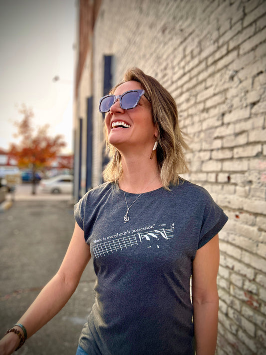 Women's Cap Sleeve Shirt - JOHN