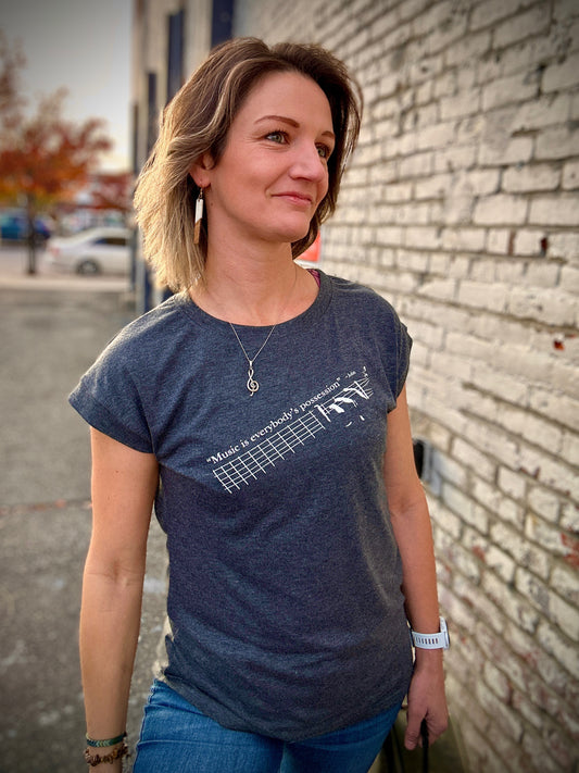 Women's Cap Sleeve Shirt - JOHN