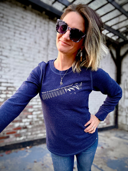 Women's Long Sleeve Thermal Shirt - JOHN