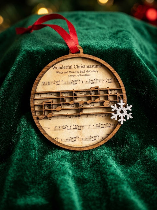 "Wonderful Christmastime" Ornament