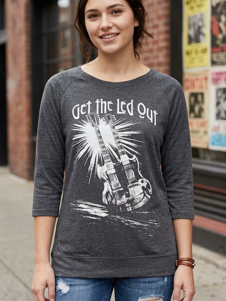 "Get The Led Out" Women’s 3/4 Length Sleeve Shirt