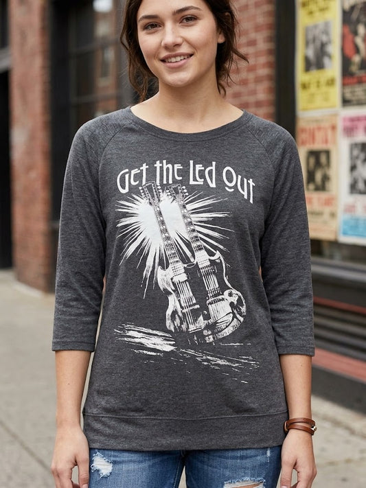 "Get The Led Out" Women’s 3/4 Length Sleeve Shirt