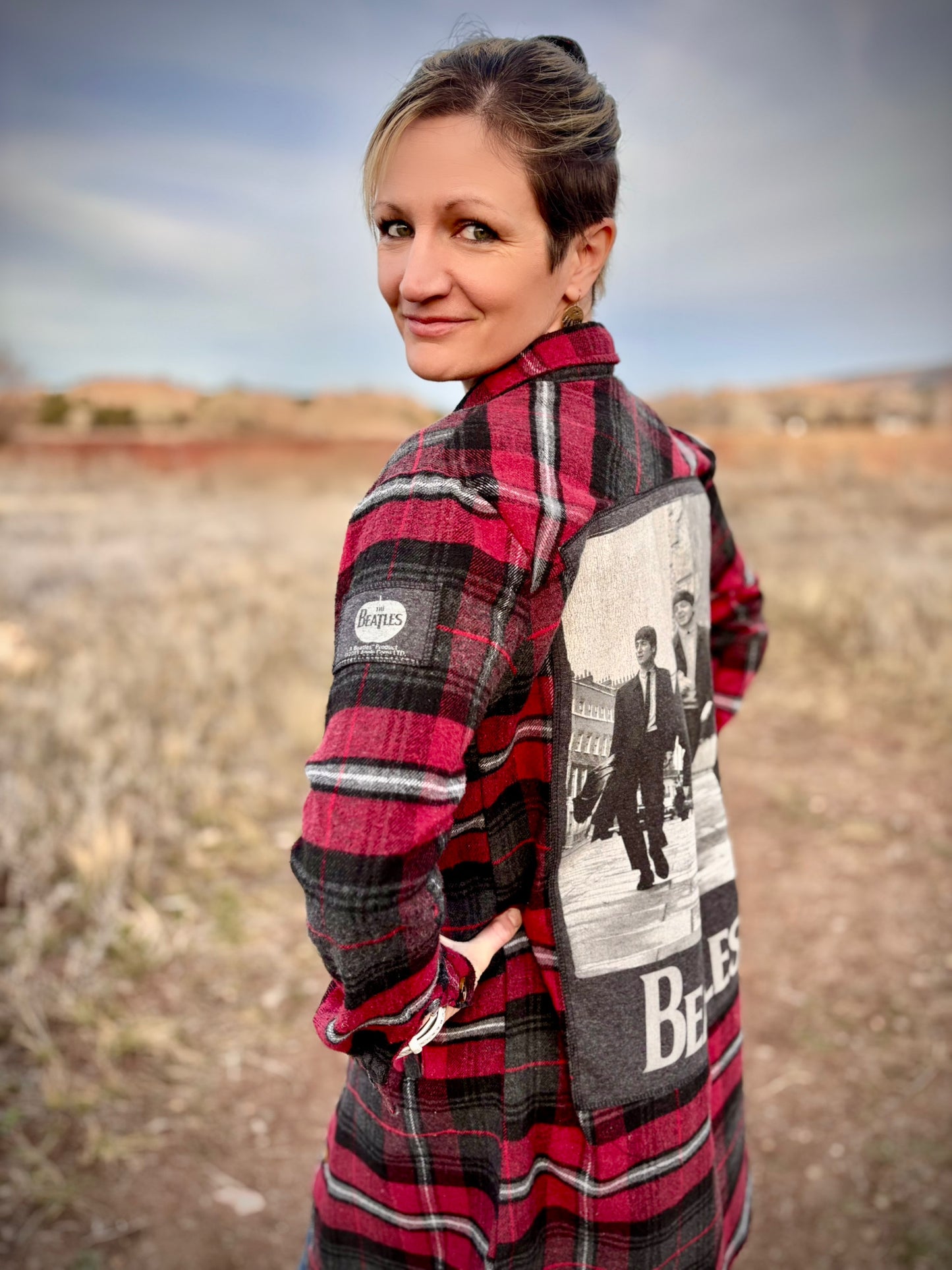 "The Fab Four" Long Flannel Shirt