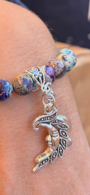 Lucy in the Sky - Genuine stone bracelet