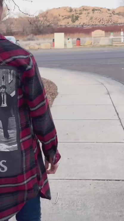 "The Fab Four" Long Flannel Shirt